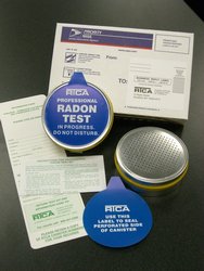 Professional Radon Gas Triple Canister Test Kit for NJ 